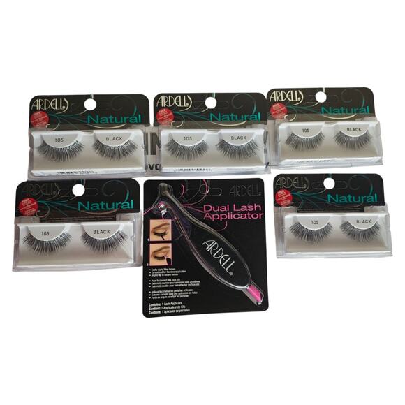 (5) Ardell Natural Lashes and‎ applicator - Picture 1 of 3